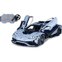 Jamara RC-Auto CaDA, Mercedes-AMG ONE 1:8 grau 2,4GHz Bricks (3295-tlg), mit LED Licht