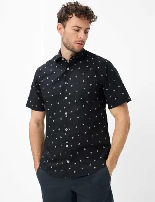 Brax Herren Hemd Style HARDY navy, dunkelblau, Gr. XXXL