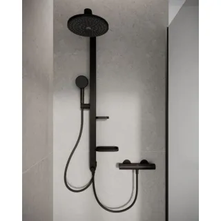 Ideal Standard Alu+ Duschsystem BD585XG ohne Armatur, Silk Black