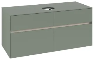 Villeroy & Boch Waschtischunterschrank Collaro C04100 1200x548x500mm 4 Ausz. Waschtisch mittig Soft C04100AF