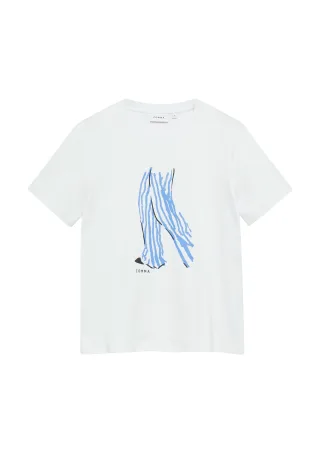 comma - T-Shirt weiß - Gr. - 36