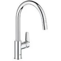 Grohe Küchenarmatur Start Edge Einhand-Armatur, Hochdruck, chrom (30550000)