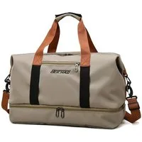 Blusmart Reisetasche Reisetaschen, Turnbeutel, Sporttaschen, große Umhängetaschen (Mit Schuhfach, Nassfach, verstellbaren Schultergurten, atmungsaktiv, wasserdicht, verschleißfest, großes Fassungsvermögen), Geeignet für Yoga, Schwimmen, Reisen, Fitne