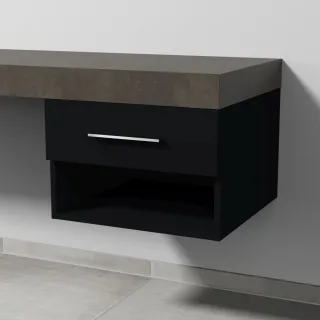 Sanipa Anbau-/Solitärschrank 2morrow (G2352) 340x500x520 Schwarz-Matt, G235208 G235208