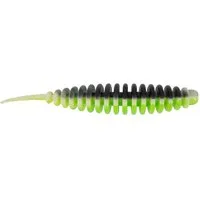 SPRO Kunstköder, Spro Trout Master Master Worm 6,5cm 8pcs Black Chartreuse Gummiköder