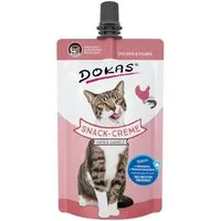 Dokas Snack-Creme Huhn & Garnele 90 g, für: Katze