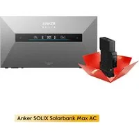 Anker Balkonkraftwerk Anker SOLIX Solarbank MAX AC 7kWh erweiterbar bis 42kWh, 3500 W, (integrierter 3680W Notstromfunktion, mit 1x/2x/3x/4x/5x Anker SOLIX BP7000 Erweiterungsakkus (optional)