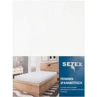 SETEX Spannbettlaken Biber, Biber, Gummizug: rundum, (1 Stück), Feinbiber-Ausführung für extra Wärme an kalten Tagen