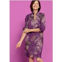 bianca Druckkleid ALEXIA in modischem Allover-Ornamentprint