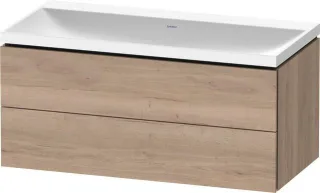 Duravit L-Cube Waschtisch-Set cbonded wandhängend 1000x480x480 Ei mr Mt Hv 3H LC6952N55550000