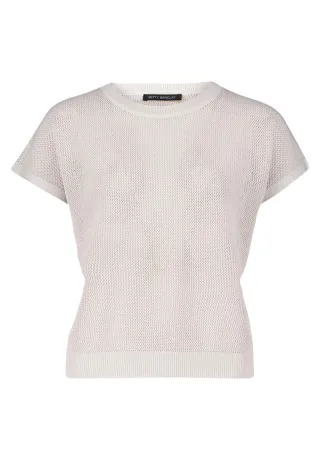 Betty Barclay - Lochstrick-Pullover beige - Gr. - 36