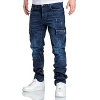 Amaci&Sons Straight-Jeans MIAMI Regular Slim Cargo Jeans