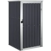 vidaXL Gerätehaus, Gartenhaus Anthrazit 88x89x161 cm Verzinkter Stahl