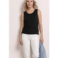 STREET ONE Shirttop Sommertop mit Elastiksaum