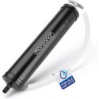 monzana Ölabsaugpumpe, 500 ml Öl Handpumpe aus Metall mit T-Griff Absaugpumpe für Ölwechsel