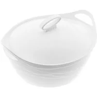 BEM Servierschüssel Thermobehälter, Edelstahl, (Warmhaltebehälter Thermos Essensbehälter Thermobox für Essen, 2-tlg), Thermoschüssel mit Deckel praktisch in 3 Größen zur Auswahl