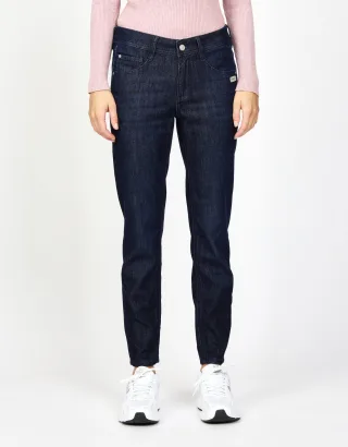 GANG Damen Jeans 94AMELIE - relaxed fit Jeans dark wash