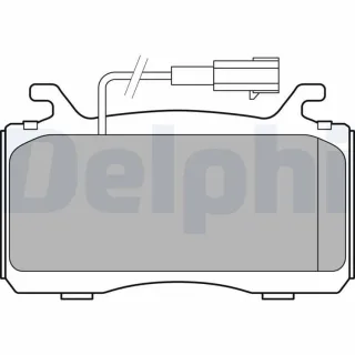 Delphi Bremsbel?ge vorne Alfa Romeo Giulia Stelvio