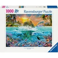 Ravensburger Puzzle Die Unterwasserinsel, 1000 Puzzleteile, Made in Germany