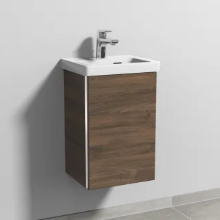 Sanipa 3way Waschtischunterbau zu Villeroy & Boch Subway 3.0 Waschtisch mit 1 Tür, Eiche-Arizona BR84180