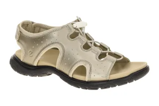 Ecco 853313 Frauen Sandale - Grau pure cashmere Foil, Trekking Sandaletten mi...