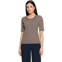 Betty Barclay Kurzarmshirt Damen mit Rippenstruktur (1-tlg)