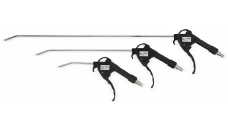 BGS TECHNIC Druckluft-Ausblaspistolen Set 3294, 3-teilig, 110...500 mm