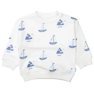 STACCATO - Kn.-Sweatshirt boat aop - Gr. - 86
