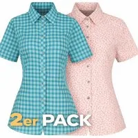 DEPROC Active Funktionsbluse SUDBURY II 2er PACK Trekkingbluse, Wanderbluse