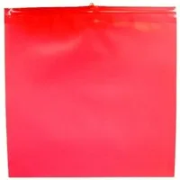 AnyTools Sicherheitsfahne Warnflagge rot 30 x 30 cm, mit Runddrahtbügel