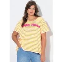 Laurasøn Sweatshirt Ringelsweatshirt Oversize 1/2 Arm