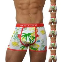normani Retro Boxer 6 Stück Retro Boxershorts aus Baumwolle Unterhose aus atmungsaktiver Baumwolle