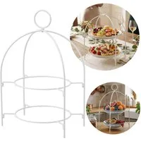 IKEA Servierständer IKEA TOFSAND Etagere zweistöckig, Servierständer für Teller, weiß