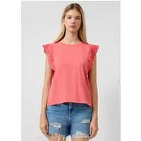 QS Muskelshirt T-Shirt Top mit Broderie Anglaise