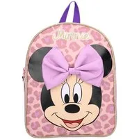 Vadobag Kinderrucksack Kinderrucksack 9 Liter Minnie Maus Real Cool (1-tlg), 3D Schleife