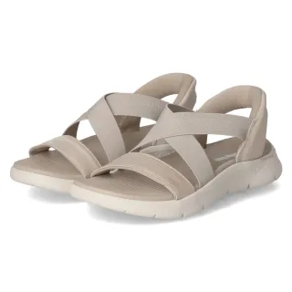 Skechers Sandalen GLIMMER UP - Gr. 36 - Beige - Textil