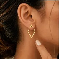 XCOAST Ohrstecker-Set Ohrstecker Damen Cut-Out Gold – Elegante Ohrringe, hypoallergen (Trendy Ohrringe gold Damen, 2-tlg., inkl. Schmuckbox), langlebiger Schmuck, rostfrei, pflegeleicht
