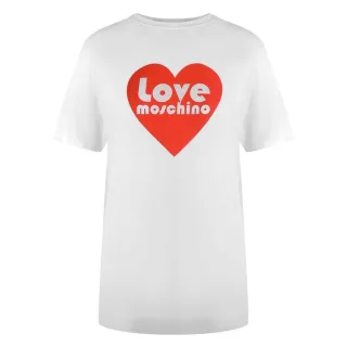 Love Moschino - T-Shirt für Damen, Baumwolle (Weiß)