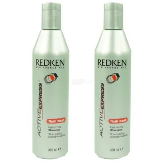 Redken 5th Avenue NYC Active express flash wash - Protein Shampoo Haar Pflege - 2 x 300 ml
