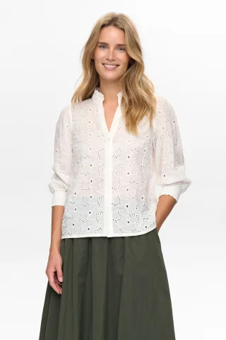 Nümph - NULELA SHIRT bright white - Gr. - 38