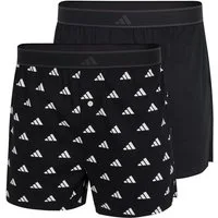 adidas Sportswear Trunk Active Woven (2er Pack) lockere Passform, Knopfleiste, elastischer Bund, Webqualität