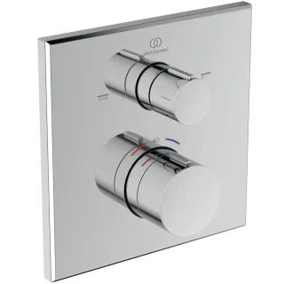 Ideal Standard Badethermostat UP Ceratherm C100 Rosette 157x157mm Chrom, A8588AA A8588AA