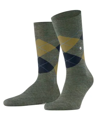 Burlington - Burlington Edinburgh Melange Herren turquoise - Gr. - 43