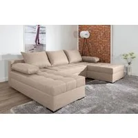 COLLECTION AB Wohnlandschaft Josy U-Form, B: 269 cm, Bettfunktion & Bettkasten, Federkern