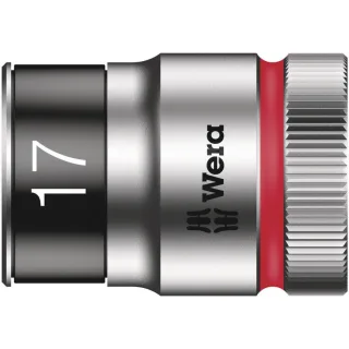 Wera 8790 HMC HF Zyklop-Steckschlüsseleinsatz mit 1/2"-Antrieb mit Haltefunktion Rot - 05003737001
