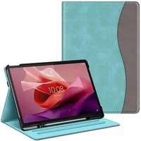 Fintie Tablet-Hülle für Lenovo Tab P12 12,7 Zoll TB370FU 2023, Multi-Winkel Folio Hülle, mit Stifthalter Dokumentschlitze und Auto Schlaf/Wach Funktion