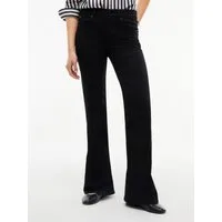 Tommy Hilfiger Bootcut-Jeans LUNA MID RISE FLARE STAY BLACK Baumwollmischung, in ausgestellter Form, mid waist