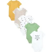 TupTam Kurzarmbody TupTam Unisex Baby Kurzarm Body mit Aufdruck Spruch 5er Pack