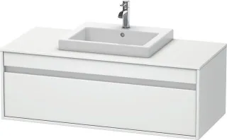 Duravit Ketho Konsolenwaschtischunterbau wandhängend Weiß Matt 1200x550x426 mm - KT679601818 KT679601818