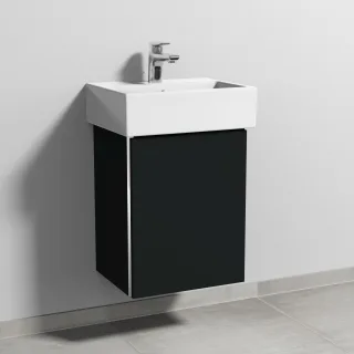 Sanipa 3way Waschtischunterbau zu Duravit Vero Air Waschtisch mit 1 Tür, Vulkan-Matt BP4301V
